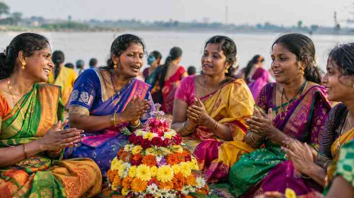T News Bathukamma Song 2016 – “Okkoka Puvve Okkoka Navve” పాట సమాచారం - భాగం 1