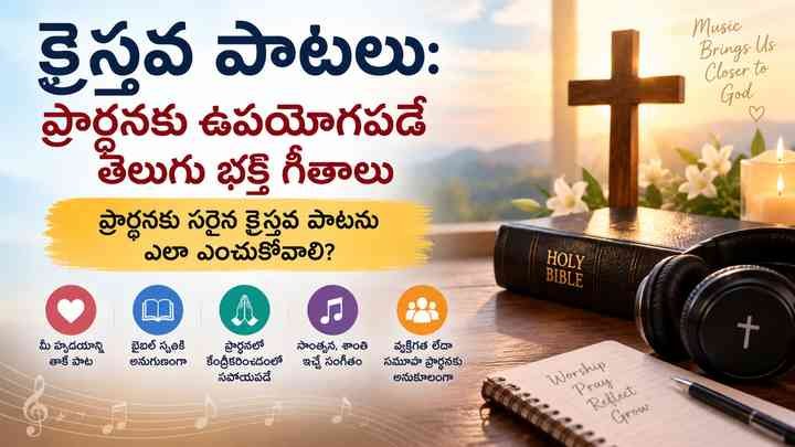 ప్రార్థనకు సరైన క్రైస్తవ పాటను ఎలా ఎంచుకోవాలి?