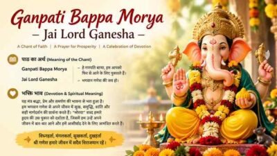 Ganpati Bappa Morya – Jai Lord Ganesha పాట అర్థం మరియు భక్తి భావం